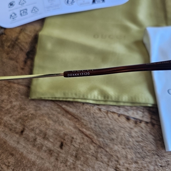 GUCCI Men's 61mm aviator sunglasses Gg0969s Brown Gold Authentic New - Picture 8 of 14